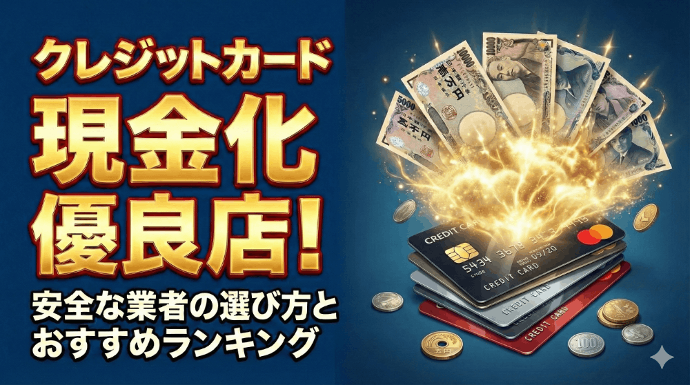 クレジットカード現金化優良店の安全な業者の選び方とおすすめランキング